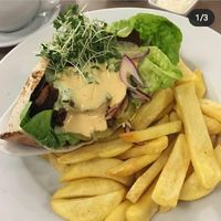 Doner kebab at The Warehouse Cafe in Birmingham