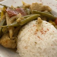 Thai green curry   at The Warehouse Cafe in Birmingham