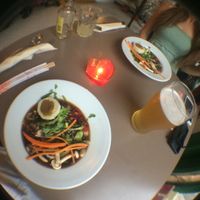 Menu tasting.  at The Warehouse Cafe in Birmingham