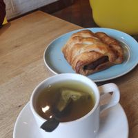 Green tea at Nutters in Hereford