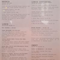 Menu at The Good Life Wholefood Restaurant in Shrewsbury