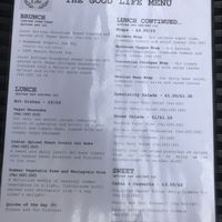 Menu Sep 2021 at The Good Life Wholefood Restaurant in Shrewsbury
