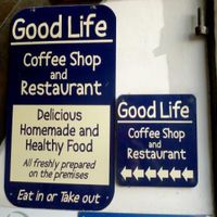  at The Good Life Wholefood Restaurant in Shrewsbury