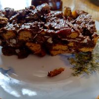 Cranberry and orange tiffin at The Good Earth in Leicester