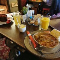 Vegan potato korma at The Good Earth in Leicester