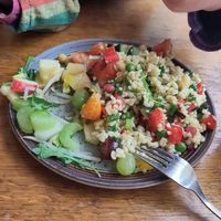 Salad at The Good Earth in Leicester