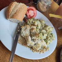 Mac and cheese at The Good Earth in Leicester