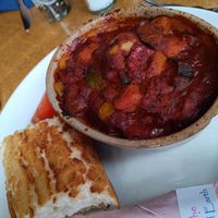 Roast Mediterranean vegetables at The Good Earth in Leicester