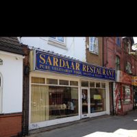 Outside at Sardaar Restaurant in Leicester