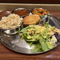 small vegan menu at Govinda's in London