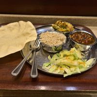 small vegan menu at Govinda's in London