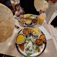 Different menus at Govinda's in London