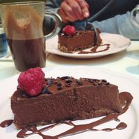 Raw Chocolate Cake  at Mildreds - Soho in London