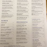 Menu   at Mildreds - Soho in London