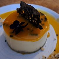Passionfruit cheesecake at Mildreds - Soho in London