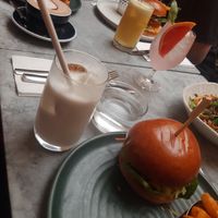 Food and drinks. at Mildreds - Soho in London