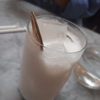 Coconut beverage. at Mildreds - Soho in London