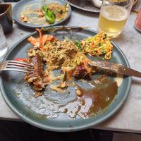 Excellent plant base Cumberland sausage and mash at Mildreds - Soho in London