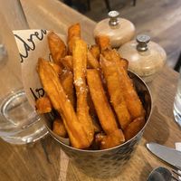Sweet potato fries   at Mildreds - Soho in London