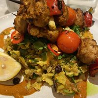 Chicken Shish Tawook Kebab. Einfach fanatisch!  at Mildreds - Soho in London