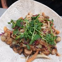 Tempeh and mushroom udon at Mildreds - Soho in London