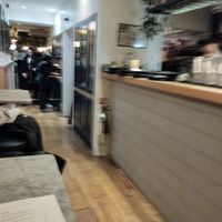 Inside restaurant at Mildreds - Soho in London