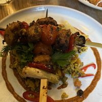 Chicken Shish Tawook Kebabb  at Mildreds - Soho in London