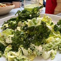 Grilled Artichoke Cesar salad —one of the best!   at Mildreds - Soho in London