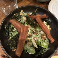 insalata di carciofi con aggiunta di bacon   at Mildreds - Soho in London