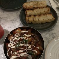 Patatas Bravas and Foccacia  at Mildreds - Soho in London