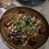 Salt and pepper tofu bokkeumbap  at Mildreds - Soho in London
