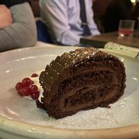 Yule log  at Mildreds - Soho in London
