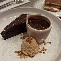 Chocolate torte & Tiramisu  at Mildreds - Soho in London