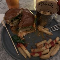 Burger  at Mildreds - Soho in London