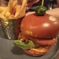 Caesar chicken burger at Mildreds - Soho in London
