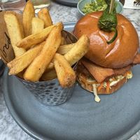 Caesar chicken burger  at Mildreds - Soho in London