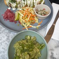 Salsa verde burrito  at Mildreds - Soho in London