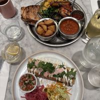 full english breakfast and salsa verde burrito   at Mildreds - Soho in London