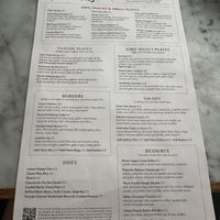 Menu  at Mildreds - Soho in London