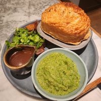 mushroom ale pot pie at Mildreds - Soho in London