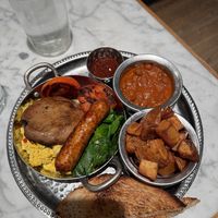 Vegan English full breakfast!!! So so good  at Mildreds - Soho in London