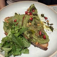 Avocado toastt  at Mildreds - Soho in London