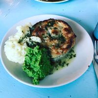 pop up pie and mash supper club at the hornbeam  at The Gleaners Cafe in East London