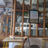 Not sure, but it looks like a refill pantry. Coool. at The Gleaners Cafe in East London