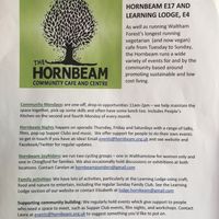 The Hornbeam intro at The Gleaners Cafe in East London