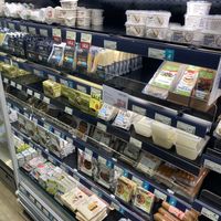 Cheese and meat substitutes  at Whole Foods Market - Stoke Newington in North London