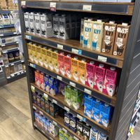 Plant milks   at Whole Foods Market - Stoke Newington in North London