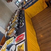 The buffet at Chutneys in North West London