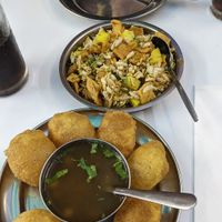 Pani Puri & behl puri at Diwana Bhel Poori House in North West London