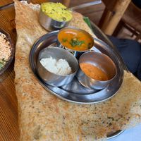 Thin and crispy dosa  at Diwana Bhel Poori House in North West London